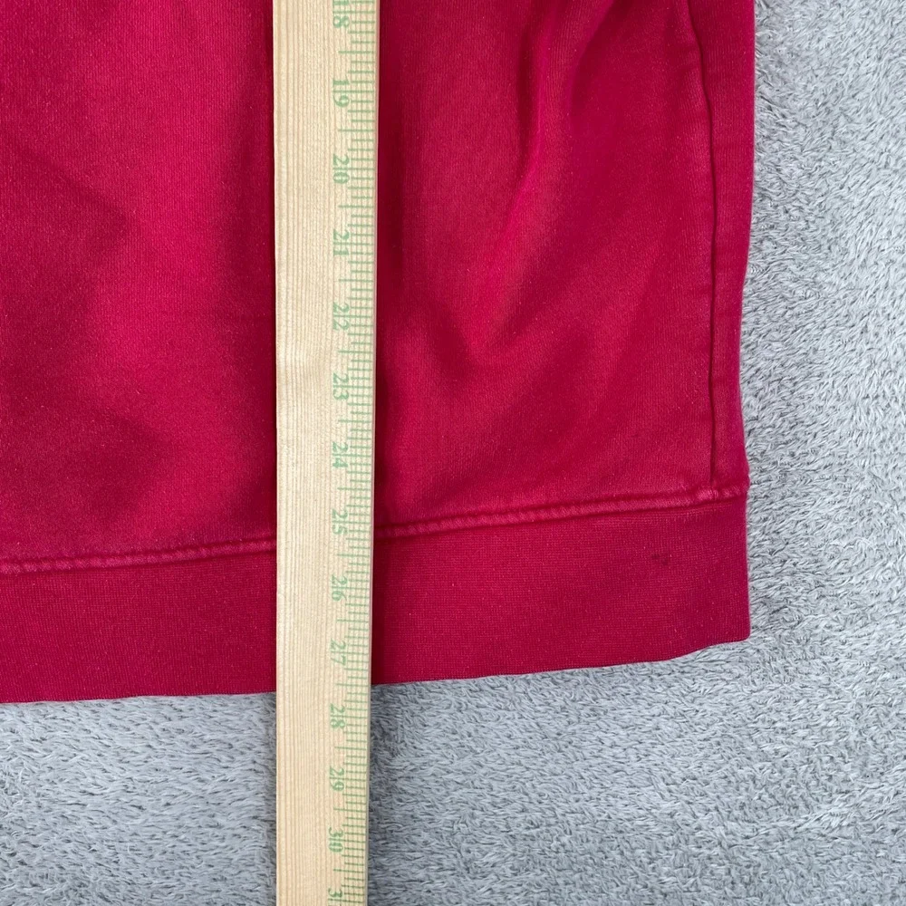 Jordan Jumpman Hoodie Mens Large Red Topographic Back Graphic Fleece Pullover